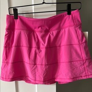 Vibrant Pink Athletic Skirt